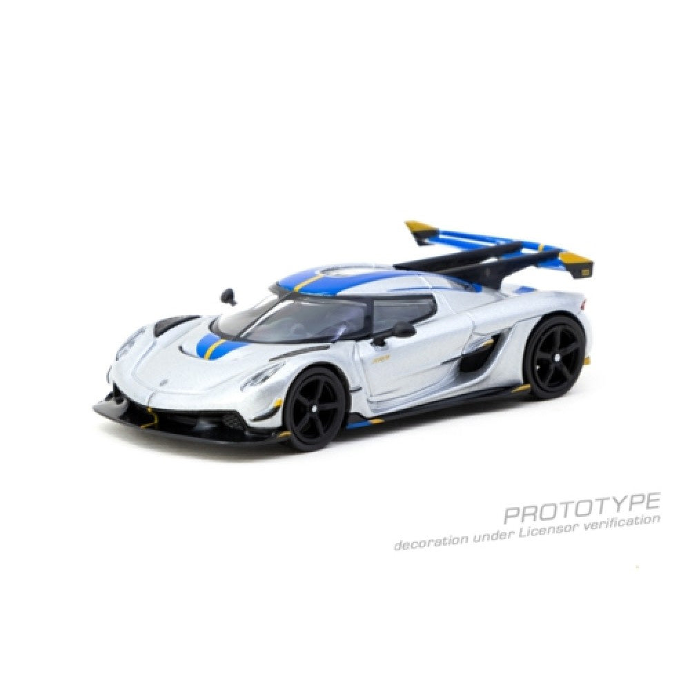 Tarmac Works Koenigsegg Jesko Attack Silver 1:64 Diecast Car