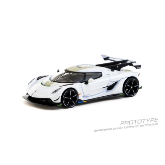 Tarmac Koenigsegg Jesko Attack White Lamley Special Edition 1:64 Diecast Model