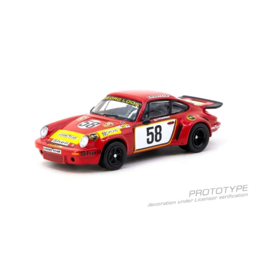 Tarmac Works Porsche 911 Carrera RSR Le Mans 1975 1:64 Car 64S02475LM58