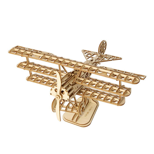 ROBOTIME Rolife Aeroplane Airplane Wooden Model Kit TG301