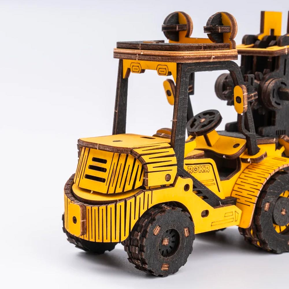 ROBOTIME ROKR Forklift Wooden Model Kit TG413K