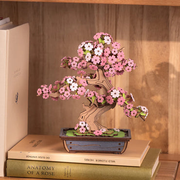 Rolife Sakura Bonsai 3D Wooden Puzzle DIY Kit TG415