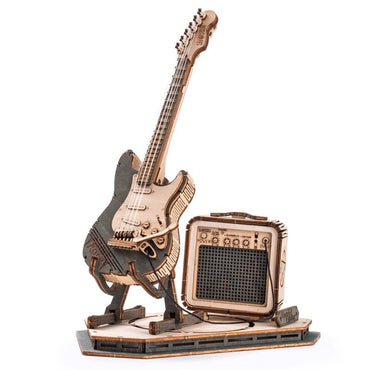 ROBOTIME ROKR Electric Guitar 3D Wooden Model Kit