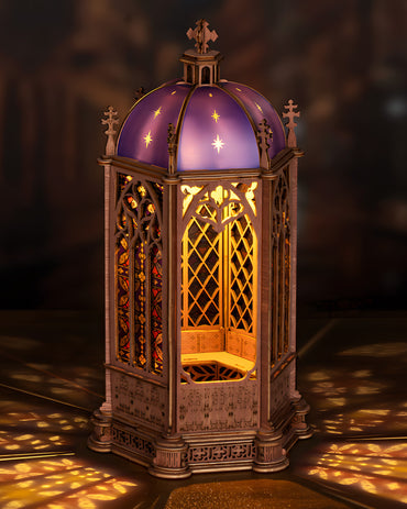 Rolife Starry Dome Cathedral 3D Wooden Puzzle Model Kit TGA02