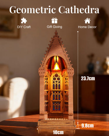 Rolife Geometric Cathedral 3D Wooden Puzzle Model Kit TGA03