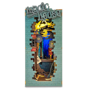 ROBOTIME Rolife Magic House Book Nook DIY Miniature House Craft Kit TGB03