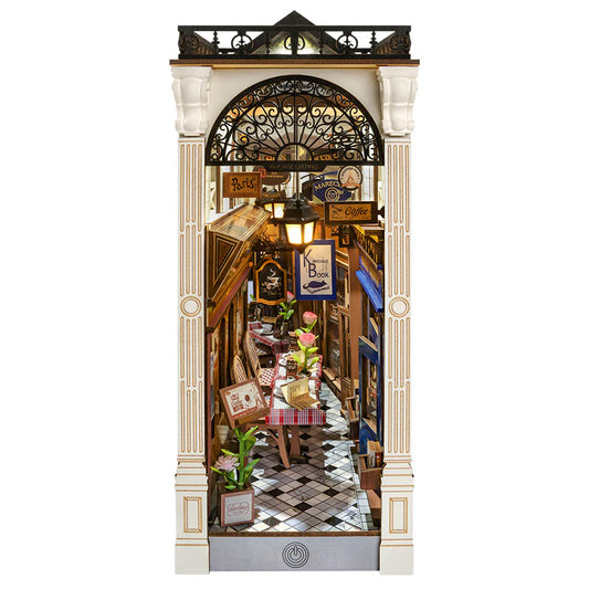 ROBOTIME Rolife Arcade Dating Book Nook DIY Miniature Dollhouse Craft Kit TGB10