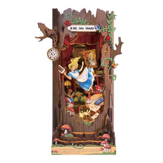 ROBOTIME Rolife Fall into Wonder Book Nook DIY Miniature Craft Kit TGB12