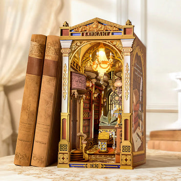 Rolife Library of Wonders DIY Book Nook Wooden Kit TGB16