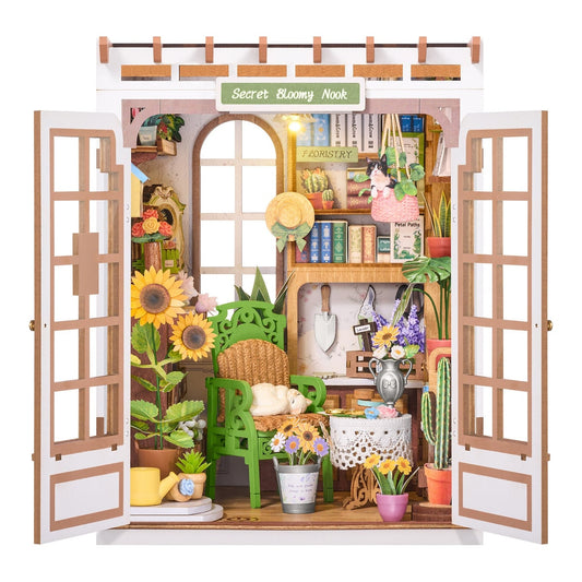 Rolife Secret Bloomy Nook DIY Book Nook Model Kit TGE04