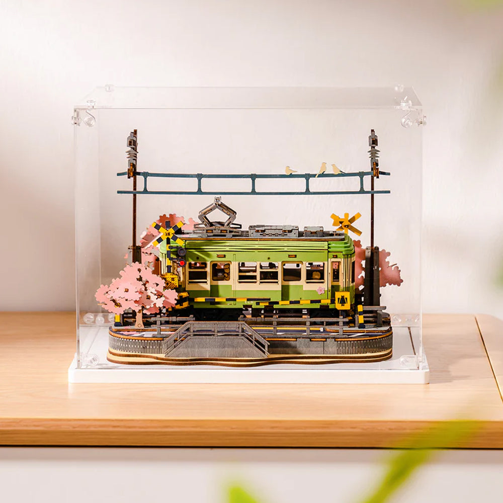 Rolife Wooden Model Kit Display Case for TGS02, TGM02 & TG415