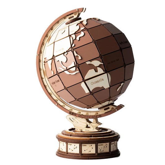 ROBOTIME Rolife Globe Wonders 3D Wooden Puzzle TGM01
