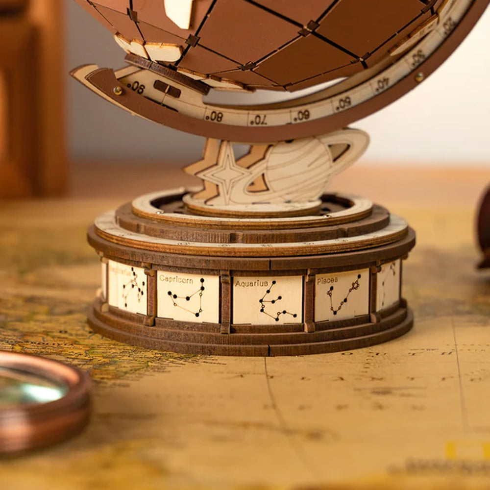 ROBOTIME Rolife Globe Wonders 3D Wooden Puzzle TGM01