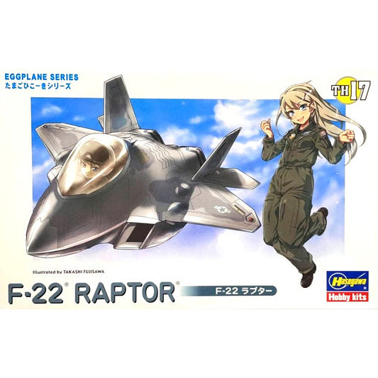 Hasegawa TH17 F-22 Raptor Egg Plane Model Kit