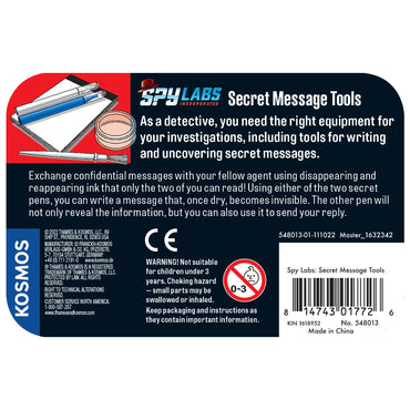 Spy Labs: Secret Message Tools 548013 Thames & Kosmos