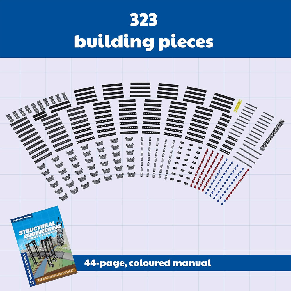 Structural Engineering STEM Kit 625414 Thames & Kosmos