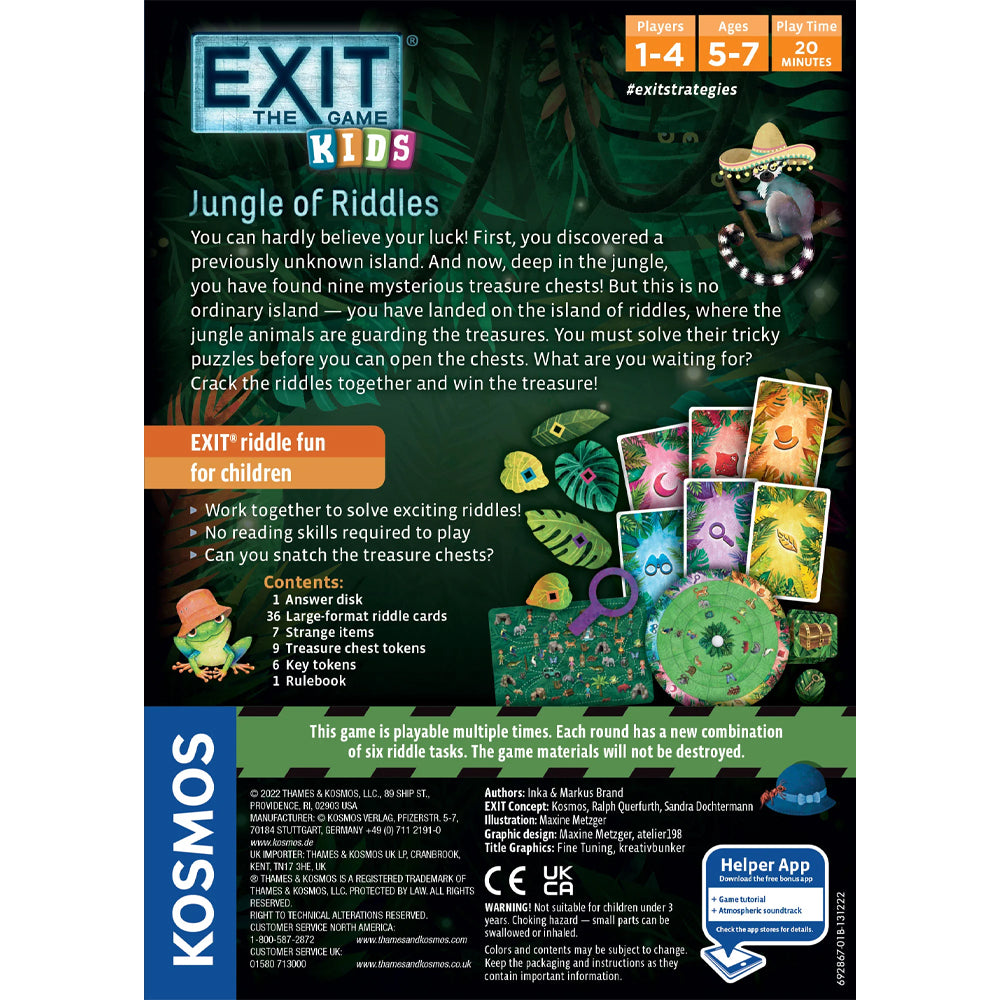 EXIT: Kids - The Jungle of Riddles 692867 Thames & Kosmos