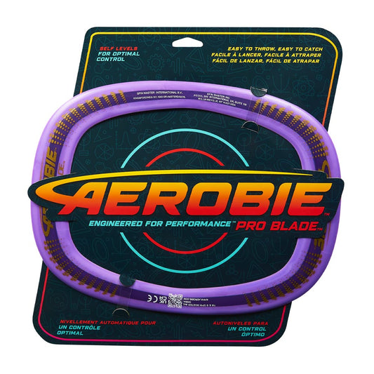 Aerobie Pro Blade 14" Flying Disc Engineered for Performance - Purple - Age 5+