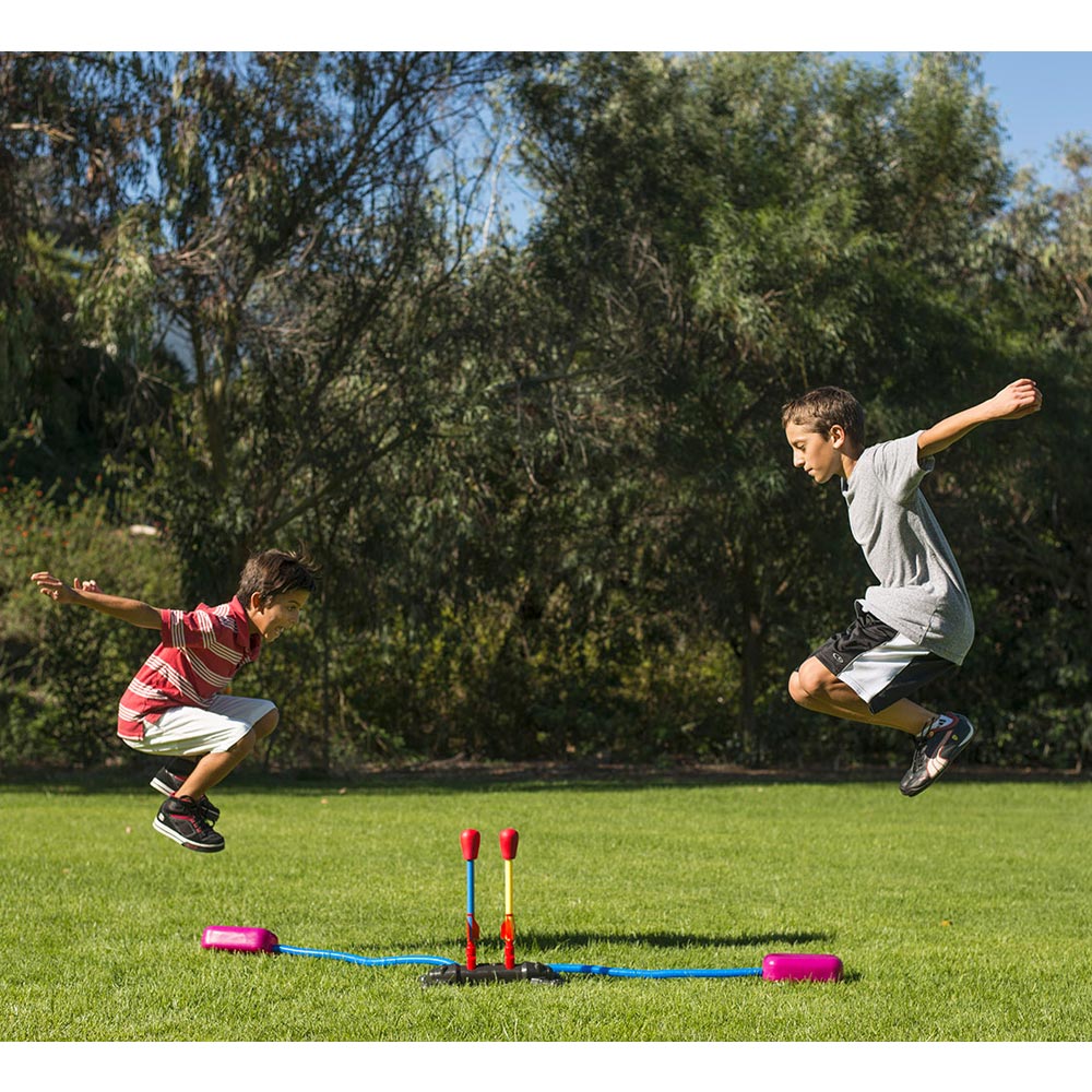 Stomp Rocket - Duelling Rockets Kit Up to 200ft! Double Rocket Launch! Age 6+