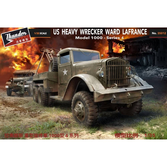 Thunder Model 35012 US Heavy Wrecker Ward LaFrance 1000 Series 4 1:35 Model Kit