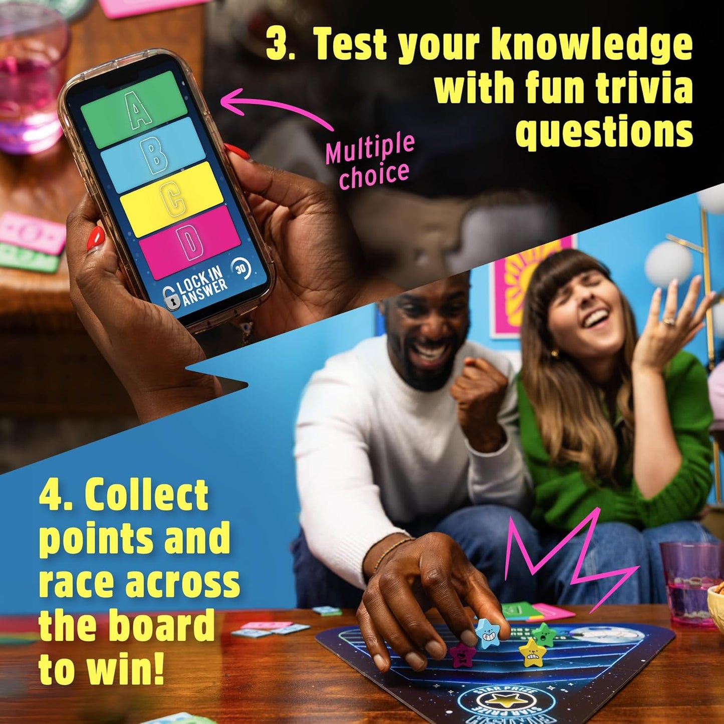 Trivia Night Live - Family Trivia Quiz Show Board Game - Big Potato