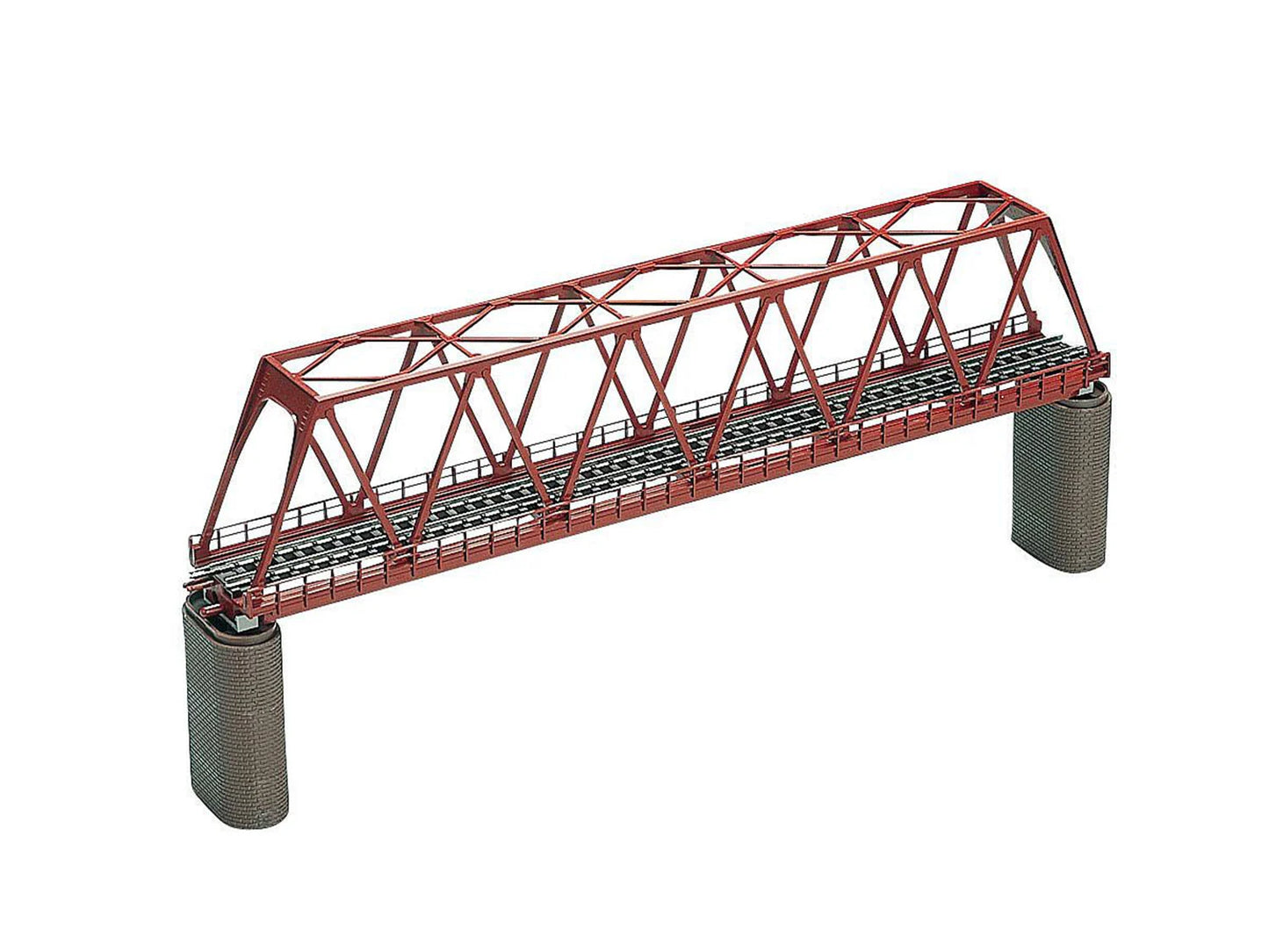 Tomytec 3031 Single Track Girder Bridge Red N Gauge