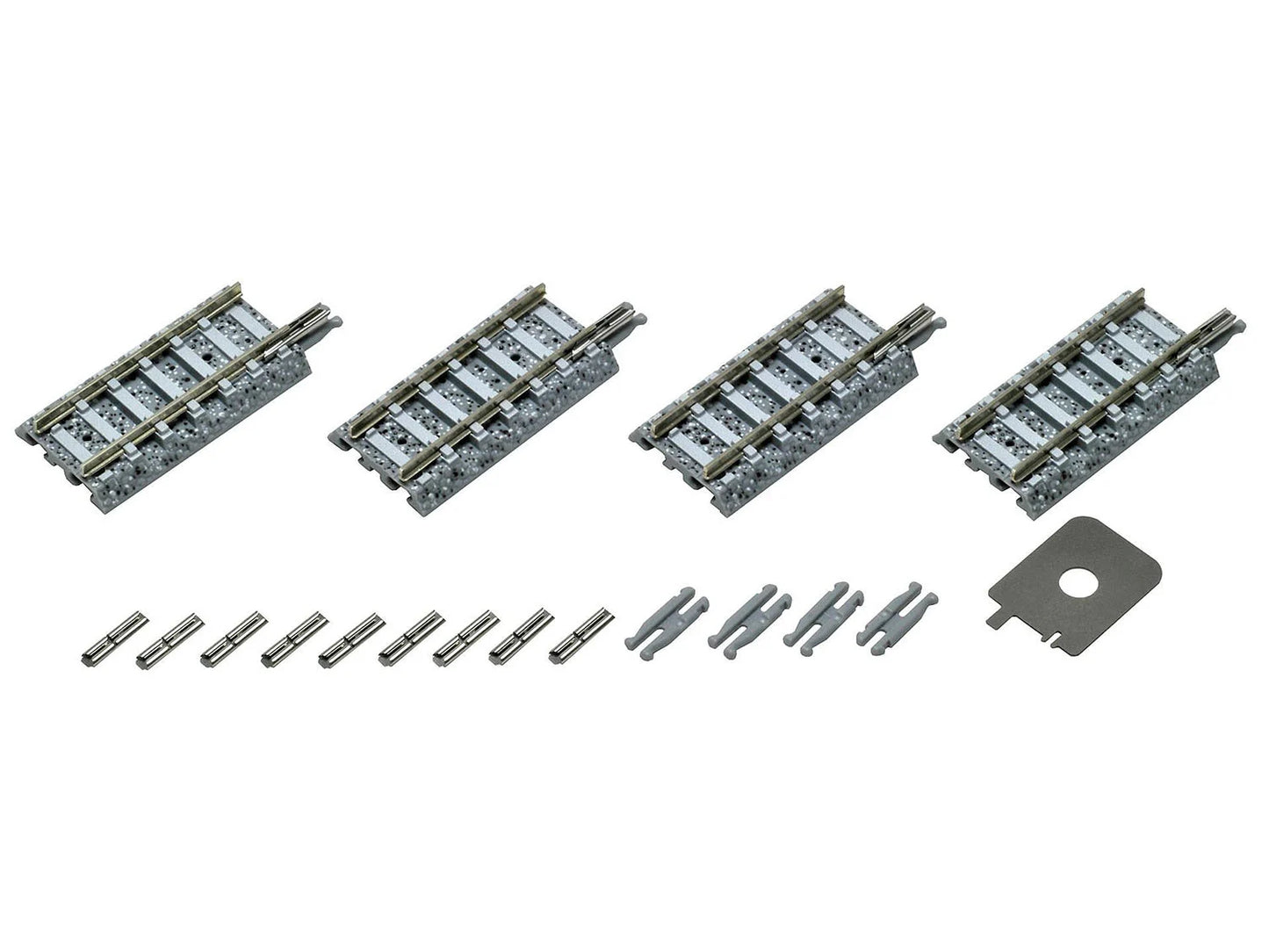 Tomytec 1529 Straight Wooden Sleeper Conversion Track 35mm (4) N Gauge