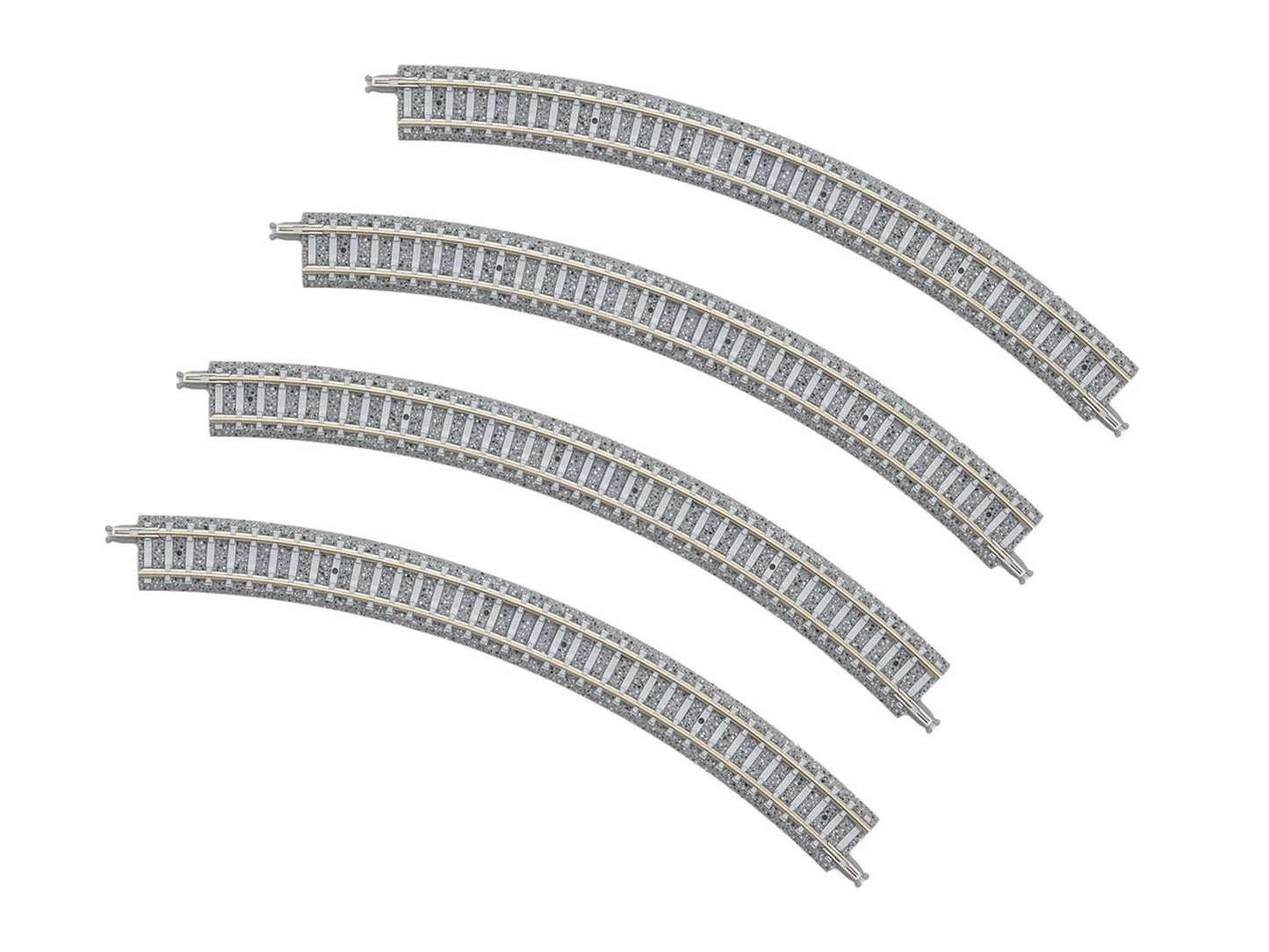 Tomytec 1195 Curved Concrete Sleeper Track 243mm Radius 45 Deg 4 N Gauge