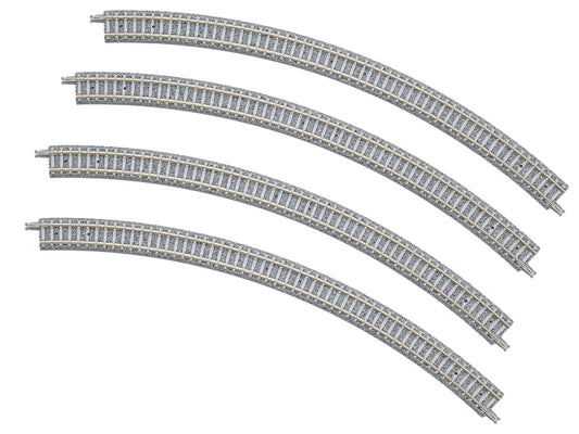 Tomytec 1196 Curved Concrete Sleeper Track 254mm Radius 45 Deg 4 N Gauge