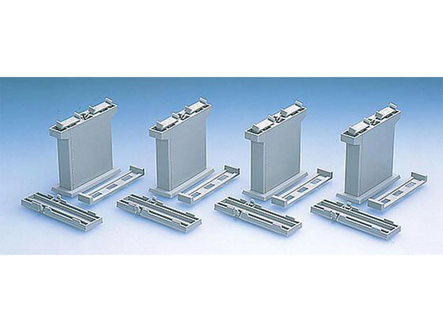 Tomytec 3048 Double Track Concrete Pier Set (4) N Gauge