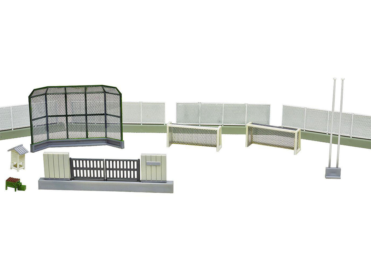 Tomytec 25509 Schoolyard Detailing Set N Gauge