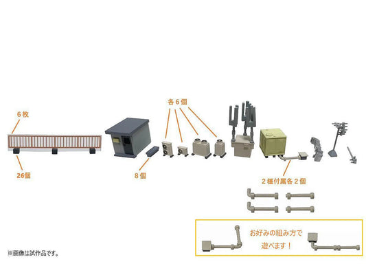 Tomytec 32551 Roof Decoration Set 134 N Gauge