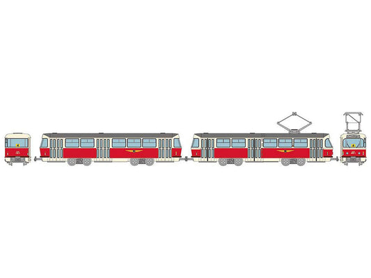 Tomytec 32771 Tram System Tatra T4-B4 Dresden Tramway N Gauge
