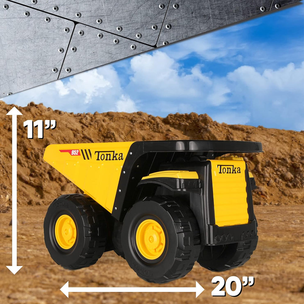 Tonka Toughest Mighty Dump Truck - Steel Classics Toy 06028