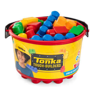 Tonka - Builders Hard Hat and Bucket Playset Building Block Toy
