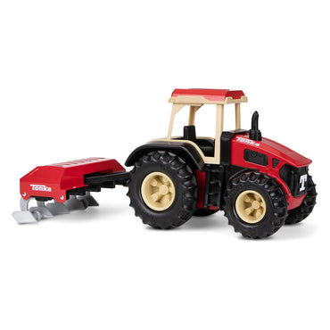 Tonka Farm Tractor & Plough - Steel Classics Farm Toy 06221