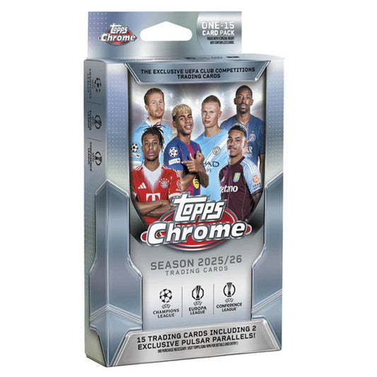 Topps Chrome UCC Soccer Hanger Pack 2026