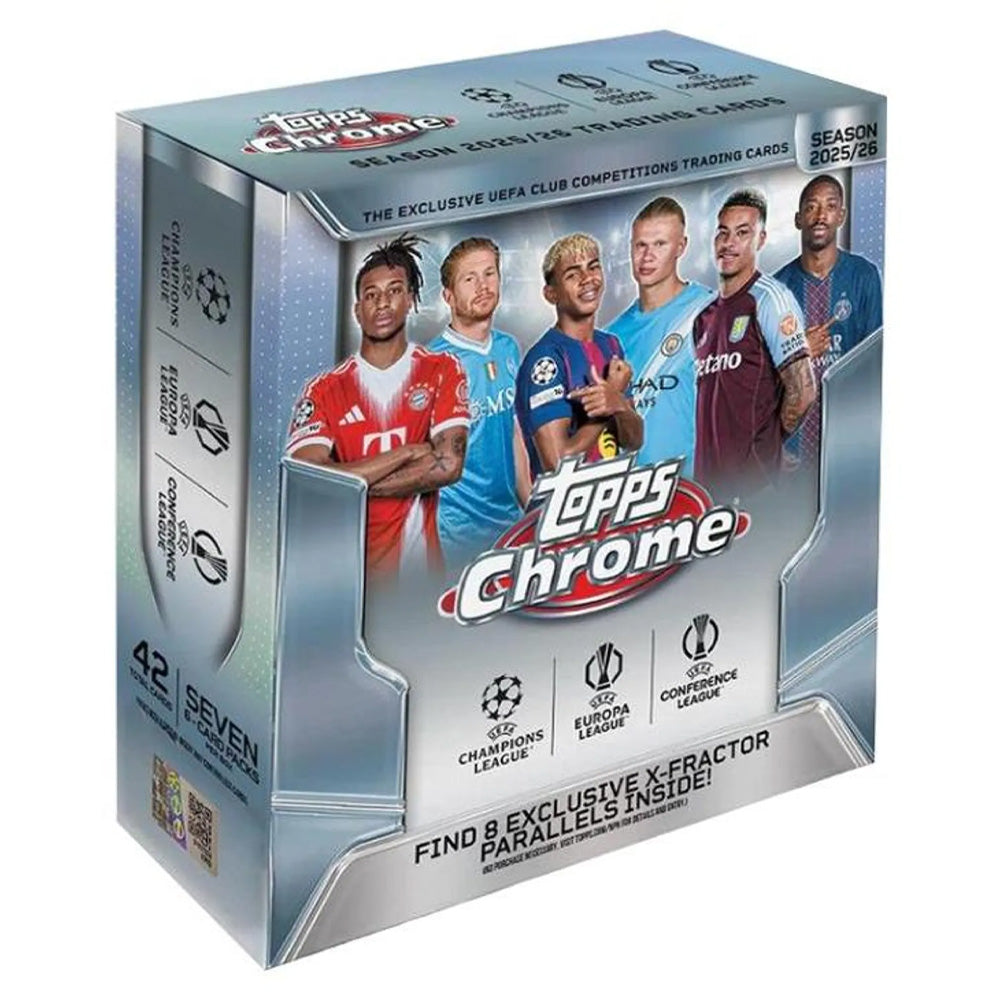 Topps Chrome UCC Soccer Mega Box 2026