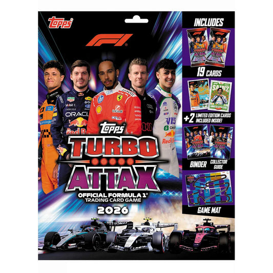 Topps Turbo Attax 2026 F1 Trading Card Game - Starter Pack w/Binder Album