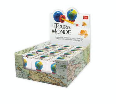 Legami Le Tour du Monde Pencil Sharpener – Travel Theme