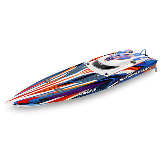 Traxxas Spartan SR VXL 36in 1:10 RTR Brushless RC Race Boat - Orange
