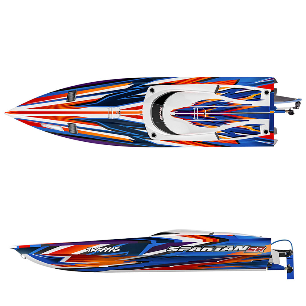 Traxxas Spartan SR VXL 36in 1:10 RTR Brushless RC Race Boat - Orange