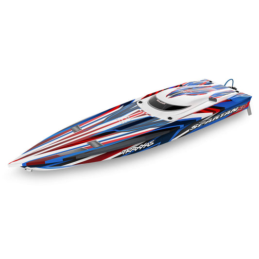Traxxas Spartan SR VXL 36in 1:10 RTR Brushless RC Race Boat - Red