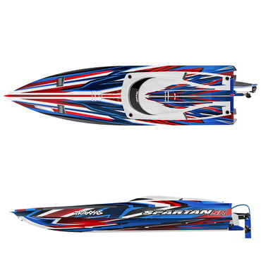 Traxxas Spartan SR VXL 36in 1:10 RTR Brushless RC Race Boat - Red