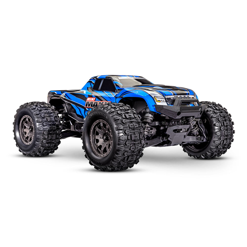 Traxxas Mini MAXX RTR RC Monster Truck w/Battery & Charger - Blue