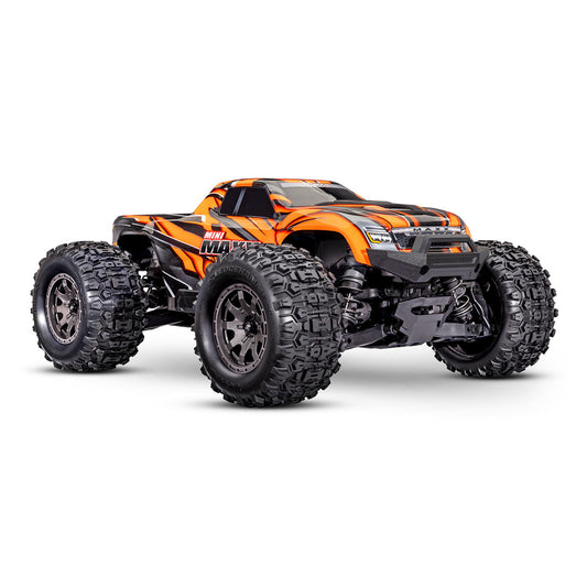 Traxxas Mini MAXX RTR RC Monster Truck w/Battery & Charger - Orange