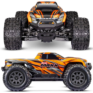 Traxxas Mini MAXX RTR RC Monster Truck w/Battery & Charger - Orange