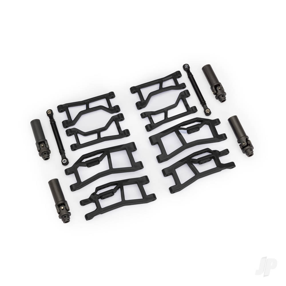 Traxxas Mini Maxx WideMaxx Suspension Kit, Black (Extended Arms & Links)