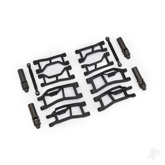 Traxxas Mini Maxx WideMaxx Suspension Kit, Black (Extended Arms & Links)