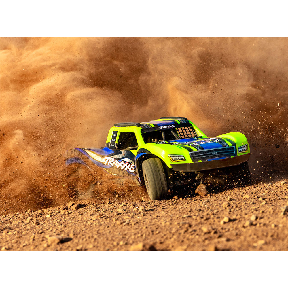 Traxxas Mini Slash BL-2S 1:10 RTR RC Short Course Truck - Green